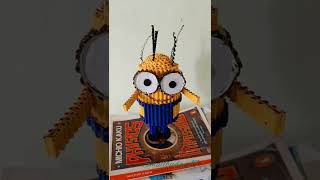 Minions Craft Ideas for Kids | Cartoon Characters#craft #diy #shorts #shortsyoutube #shortsvideo #