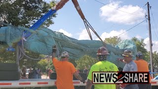 Confederate "Soldiers and Sailors" statue removed in Richmond