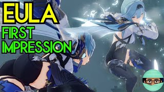 I LOVE EULA!  First Impression Initial Gameplay Experience | Can't Wait to get her! | Genshin Impact