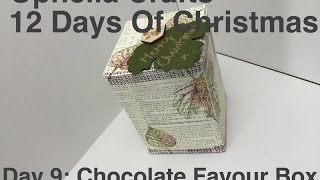 Ophelia Crafts 12 Days of Christmas Chocolate Orange Box #9