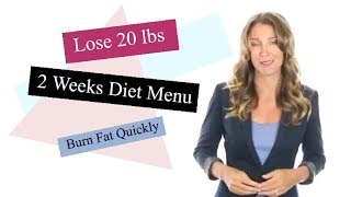 Lose 20 Lbs In 2 Weeks Diet Menu