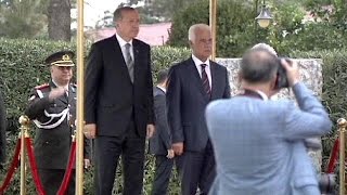 Erdoğan ilk resmi ziyaretini KKTC'ye yaptı