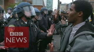 Freddie Gray: More Baltimore protests - BBC News