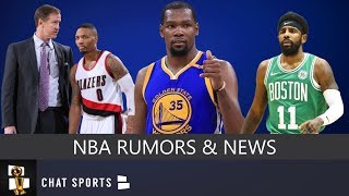 NBA Rumors: Kevin Durant & Kyrie Irving Free Agency, Damian Lillard Contract & Tobias Harris News