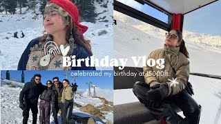 celebrated my birthday at 15000 ft in Kashmir! Ticked off from my bucket list! ❄️