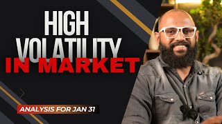 HIGH VOLATILITY BEFORE BUDGET.. | MARKET ANALYSIS | TRADE FOR TOMORROW IN NIFTY AND BANK NIFTY 31/01