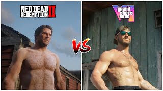 Rdr 2 Vs Gta 6 Graphics Comparison