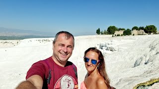 Alb!!! Atât de alb! Cetatea de Bumbac - Pamukkale, Turcia