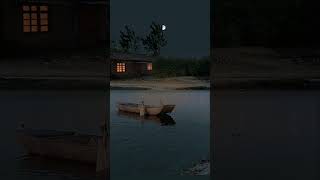 लकड़ी की नाव 😍|| water boat || village.       #shorts #village #shortsfeed  #ytshorts