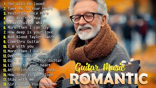 Most Beautiful Romantic Guitar Music 🎸 Relaxing love songs - Guitar Music for the heart