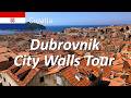 【Dubrovnik】🇭🇷Walking along the Dubrovnik City Walls /A magnificent view of the Old Town of Dubrovnik