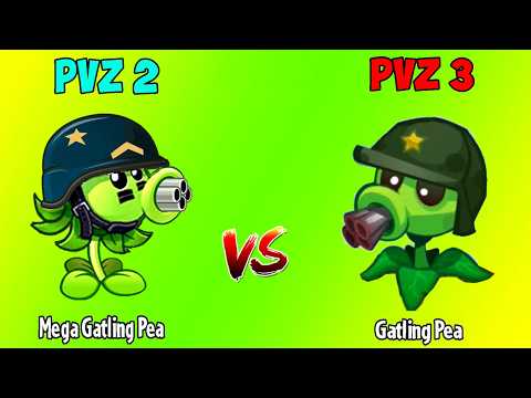 All Plants Team PVZ 2 vs PVZ 3 Battlez: ¿qué versión ganará?