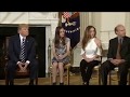 President Trump holds listening session with survivors, parents of school gun violence