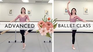 Advanced LIVE Ballet Class 💚 Barre & Center Exercises  | Kathryn Morgan