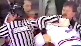 Dave Semenko vs Chris Nilan January 10 1985