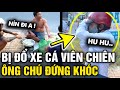 Thấy chú cá viên chiên NGÃ XE BỂ ĐỒ đứng khóc, người dân gần đó có HÀNH ĐỘNG ẤM LÒNG | Tin 3 Phút