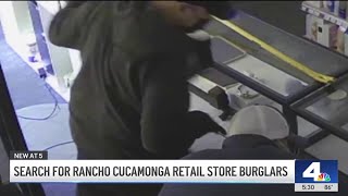 Watch criminals burglarizing a Rancho Cucamonga small business