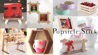 Top 10 DIY Popsicle Stick Craft Compilation | Craft Ideas | Home Decor
