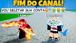 Enfrentei um ADM de Triple Dark Blade e Posso Perder Minha Conta do Blox Fruits