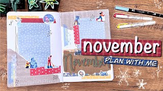 november plan with me | winter theme ❄️