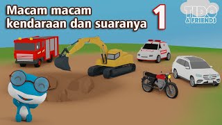 Mengenal Macam Macam Kendaraan dan Suara-nya 1 untuk PAUD TK