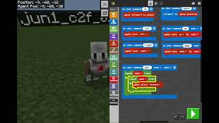 Minecraft Education - Agent Builds a Wall