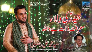 New Manqabat 2020 Haider Ki Wila Marfat-e-Zaat Hy Wallah|Reciter:Syed Muhammad Ali Rizvi With Lyrics