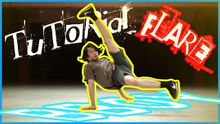 สอน BBoy ท่า แฟร์ | How to do FLARE Tutorial