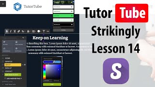 Strikingly - Lesson 14 - Superscript, Subscript and Background Color