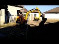 force 310 mini excavator lumag md500 pro gépi földmunka az udvar 3. rész