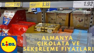 Almanya Market Alışverişi / Çikolata, Gofret, Jelibon ve Şekerleme Fiyatları - Lidl Market