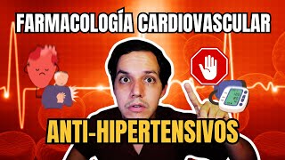 ANTIHIPERTENSIVOS || Diuréticos, betabloqueantes, IECA, ARA2, vasodilatadores y otros