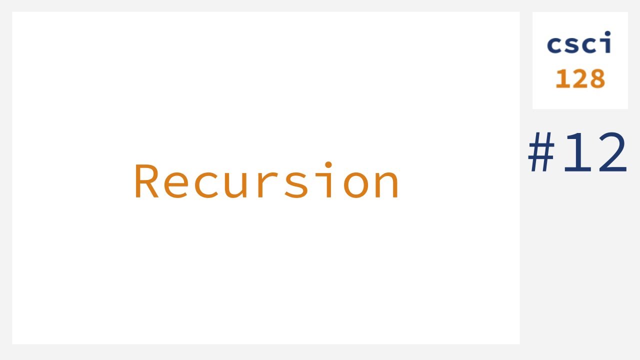 Recursion Youtube Recursion Youtube