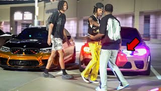 Dumping Gasoline On Random People Cars In The Hood Prank **ATLANTA EDITION**