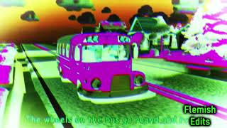 wheels on the bus go round and round special after effects | most viewed on youtube Inverted