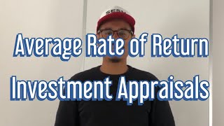 Average Rate of Return (ARR)