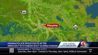 Houma police investigate after innocent bystander shot during parade