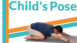 Child's Pose for Lower Back Pain