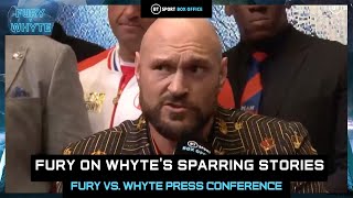 Tyson Fury reveals what happened when he sparred Dillian Whyte 10 years ago, you won't expect this 😂