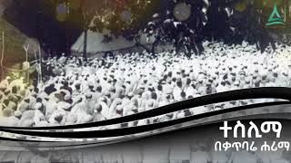 ተስሊማ || ከአመታት በፊት በቃጥባሬ ሐሪማ || Al Hadra Tube