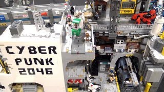 LEGO Cyberpunk Futuristic City | Brickworld Chicago 2019