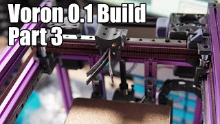 LDO Voron 0.1 3d Printer Build Part 3: X Axis, Belts, & Bed