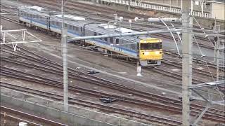 2021年3月11日　JR東海キヤ95　「ドクター東海」名古屋車両所　参宮線検測　出区　JR Tokai Inspection car Kiya 95 at Nagoya Depot