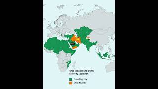 Shia Majority and Sunni Majority Muslim Countries  | Mecca | Karbala