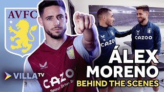 ÁLEX MORENO | Behind the scenes arriving at Villa