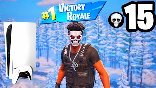 The Weeknd Combat Skin Gameplay: 15 Kill Zero Build Solo Win in Fortnite Ch. 5, Season 1