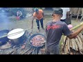 how moudi giant meat is make naga style. nagalandkohima