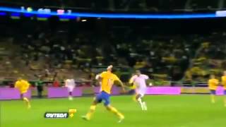 Zlatan Ibrahimovic Sweden vs England 4 - 2 All Goals ! 14/11/12 ( 30 yard bicycle kick )