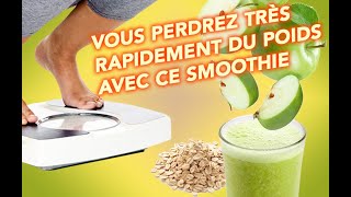 Prenez ce smoothie 2 fois par jour et vous perdrez du poids très rapidement