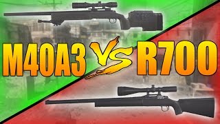 M40A3 VS R700 (Call of Duty Modern Warfare Remastered Weapons Versus)